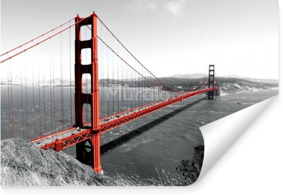 Fototapeta Czerwony most Golden Gate, San Francisco