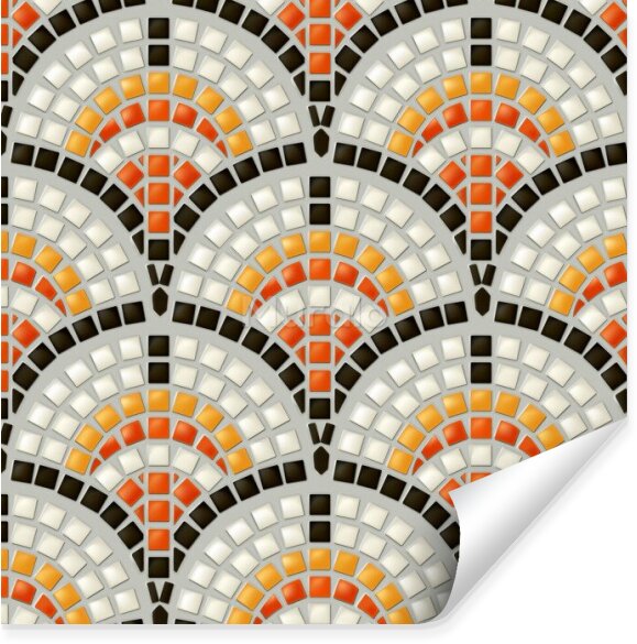 Fototapeta Kolorowa mozaika geometryczna