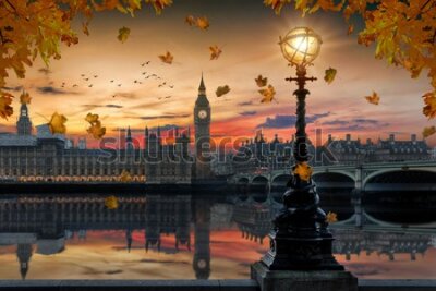 Fototapeta Londyn jesienią