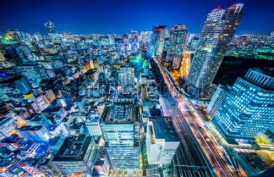 Fototapeta Lśniące Tokyo nocą