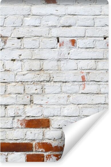 Fototapeta Malowany mur ceglany