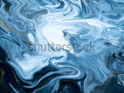 Fototapeta Marmur w niebieskich barwach