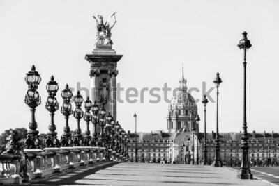 Fototapeta Most Aleksandra III w Paryżu
