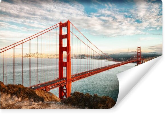 Fototapeta Most Golden Gate z lotu ptaka
