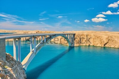 Fototapeta Most na Wyspie Pag, Chorwacja
