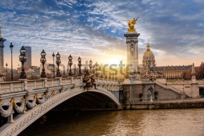 Fototapeta Most nad Sekwaną w Paryżu
