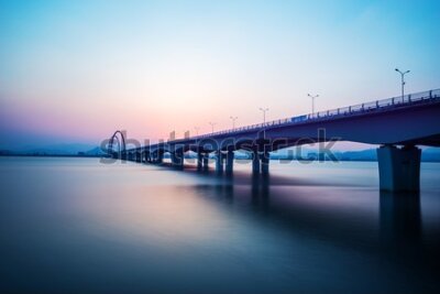 Fototapeta Most o Wschodzie Słońca
