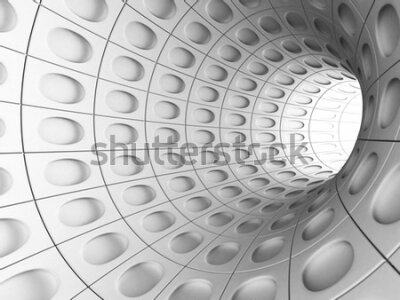 Fototapeta Nowoczesny tunel efekt 3D