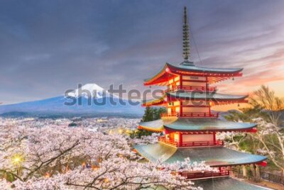 Fototapeta Pagoda na tle wieczornego nieba