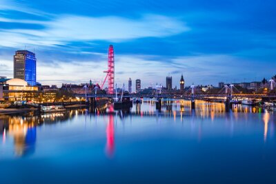Fototapeta Panorama Londynu i London Eye