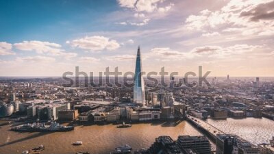 Fototapeta Panorama Londynu z nad Tamizy