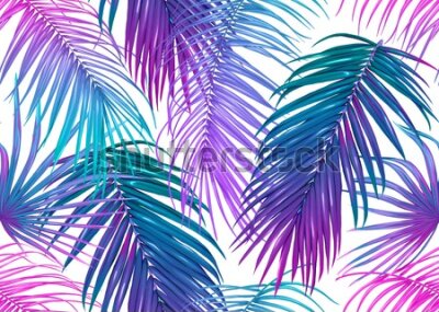 Fototapeta Rośliny tropikalne w kolorze