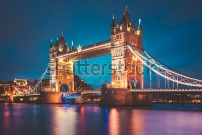 Fototapeta Tower Bridge nocą