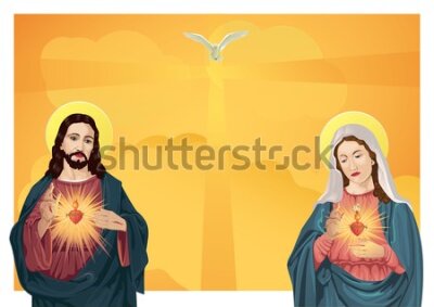 Obraz Jezus i Maryja Panna