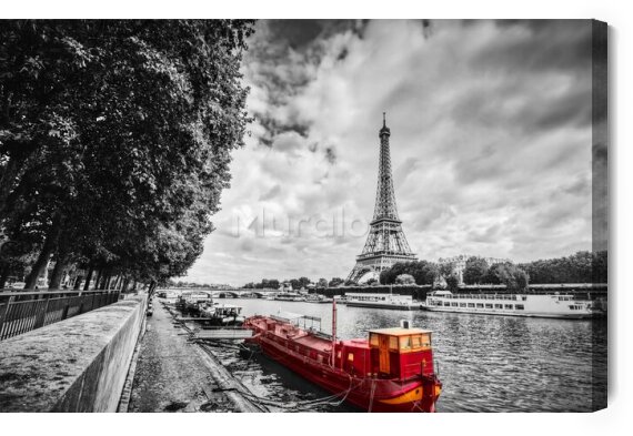 Obraz Łódki na Sekwanie w Paryżu