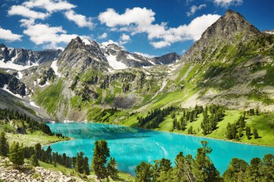 Obraz Malownicze górskie jezioro