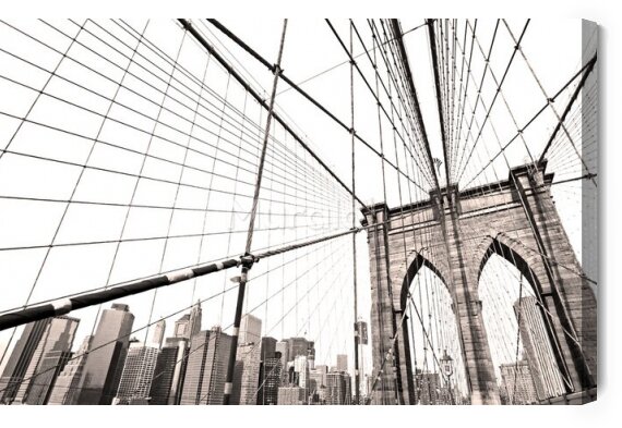 Obraz Most Brookliński z widokiem na Nowy Jork