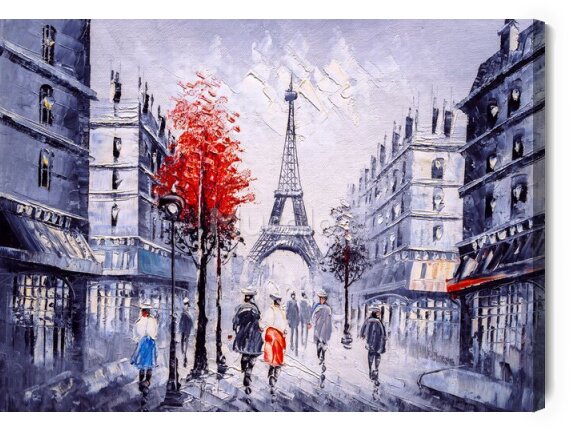 Obraz Na płótnie paryska panorama malunek