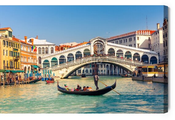 Obraz na płótnie Wenecka gondola