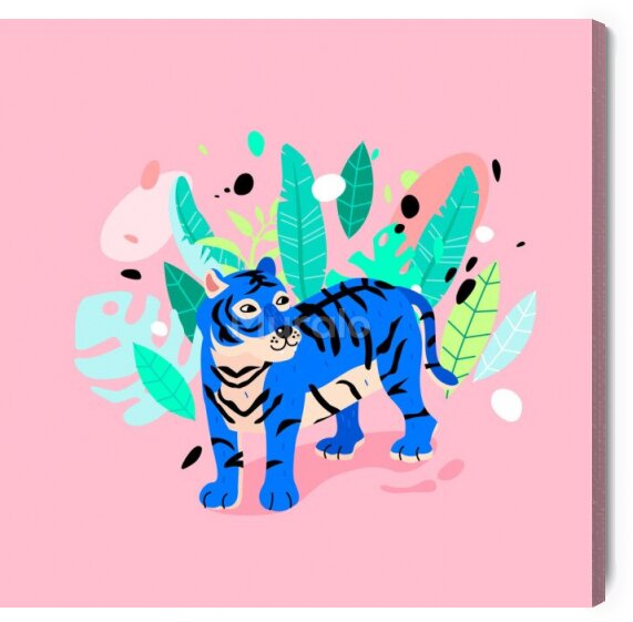 Obraz Niebieski tygrysek