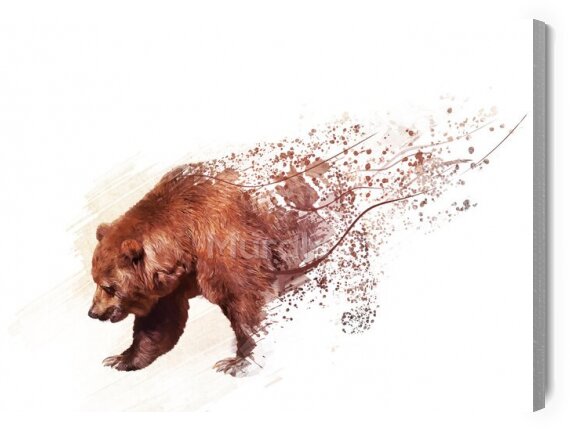 Obraz Niedźwiedź jak namalowany