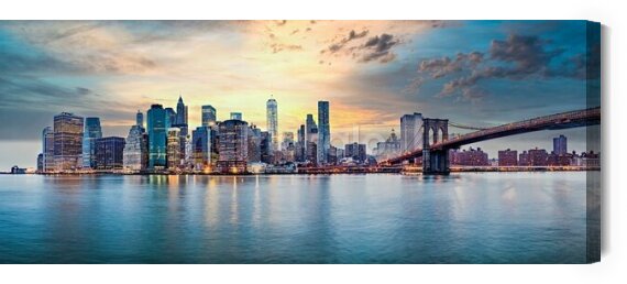 Obraz Nowojorski most i krajobraz miasta