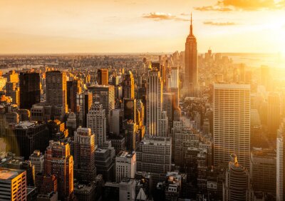 Piękna panorama Nowego Jorku