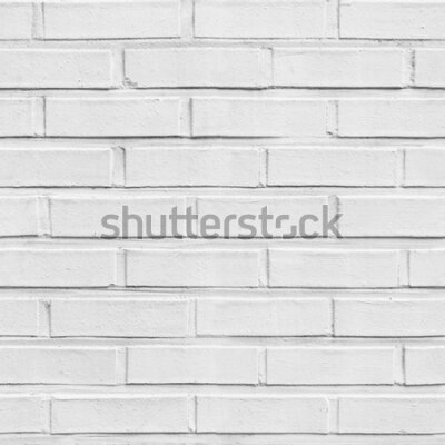 Tapeta Biało-szara ściana z cegły
