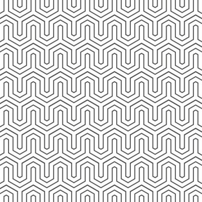 Tapeta Czarno-biały abstrakcyjny wzór
