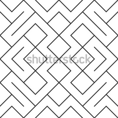 Tapeta Czarno-biały minimalistyczny wzór