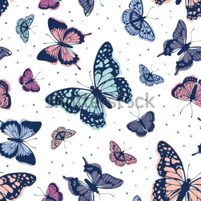 Tapeta Dla Dzieci - Piękne Motylki