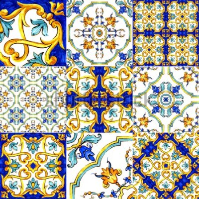 Tapeta Do kuchni, orientalna, kolorowa mozaika