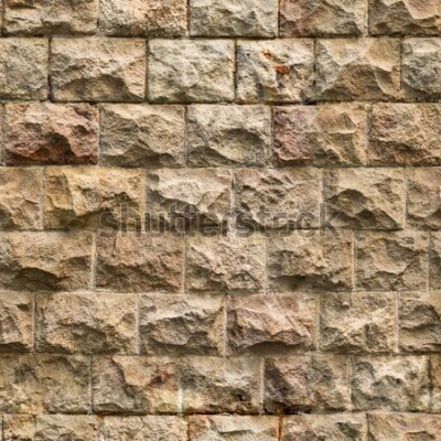 Tapeta Kamienny Mur - Efekt 3D