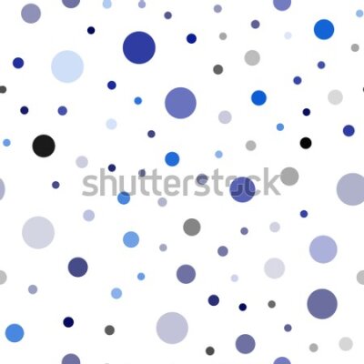 Tapeta Kółka w odcieniach niebieskiego