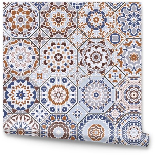 Tapeta Kolorowa Mozaika w Stylu Arabskim