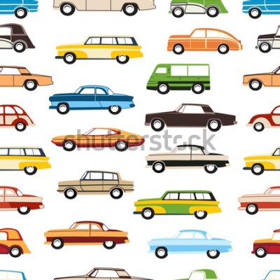 Tapeta Kolorowe amerykańskie samochody