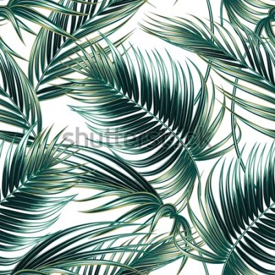 Tapeta Modne liście palmowe