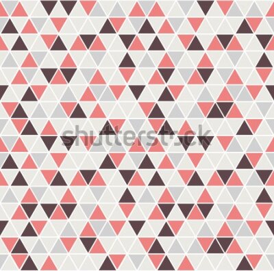 Tapeta Mozaika z kolorowych trójkątów