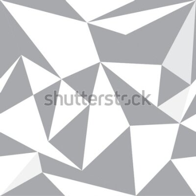 Tapeta Nowoczesny szary wzór geometryczny