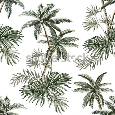 Tapeta Palmy drzewa rośliny pokój młodzieżowy