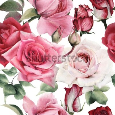 Tapeta Róże w modnych kolorach