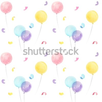 Tapeta Różnobarwne balony