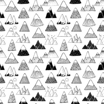 Rysowane bajkowe góry