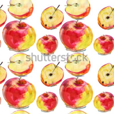 Tapeta Ścienna jabłka, owoce, do kuchni, jadalni
